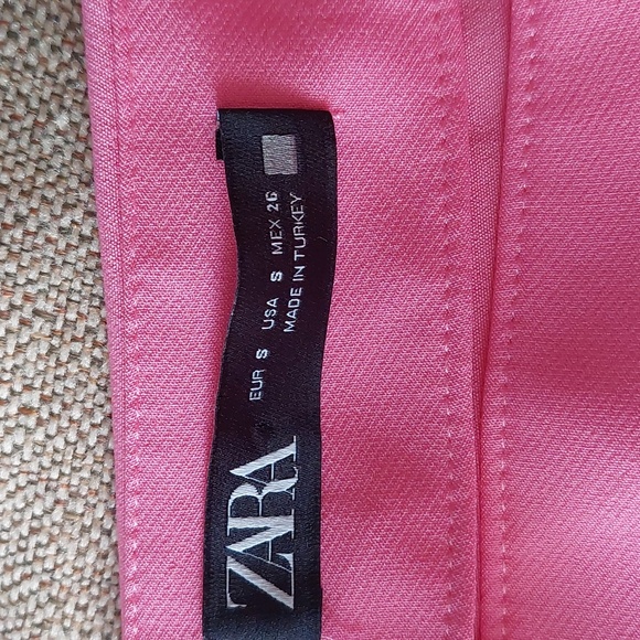 Zara Pink Bow Ruffle Skort Sz S - Picture 11 of 11